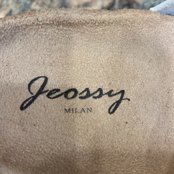 Milan Jeossy Women's Rose Gold Triple Strap Buckle Open Toe Cork Sandals 9.5 - Picture 8 of 8